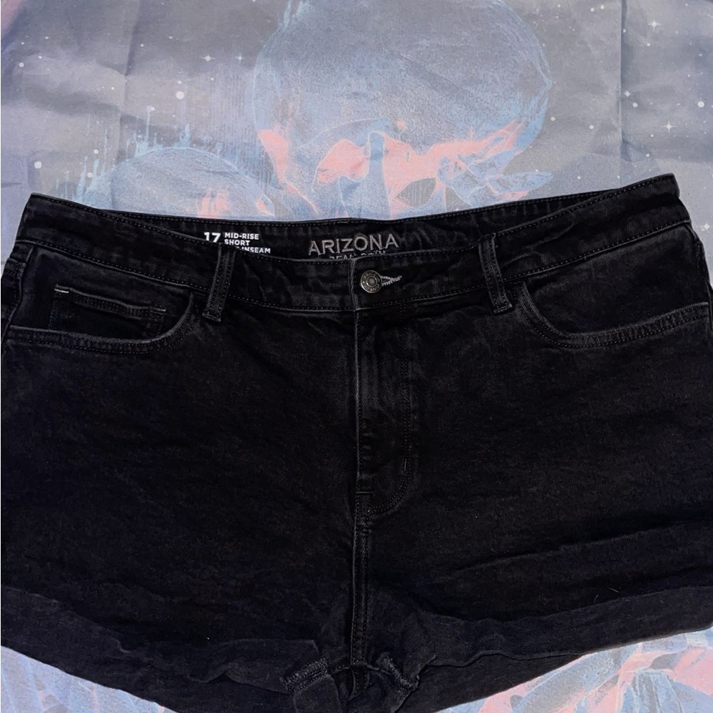 Arizona Jean Company Women's Dark Denim Shorts
